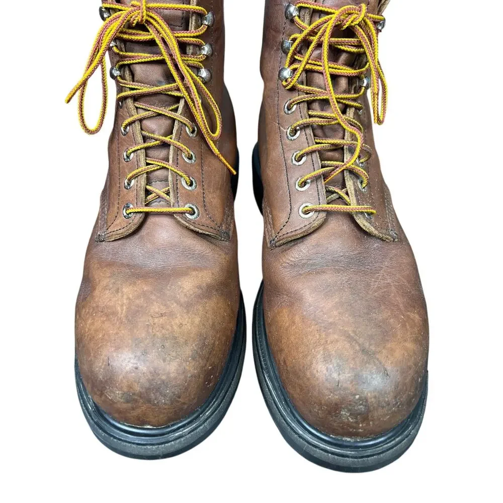 Vintage Red Wing Men’s 2233 Brown Leather Steel Toe Work Boot Size 11.5 E2